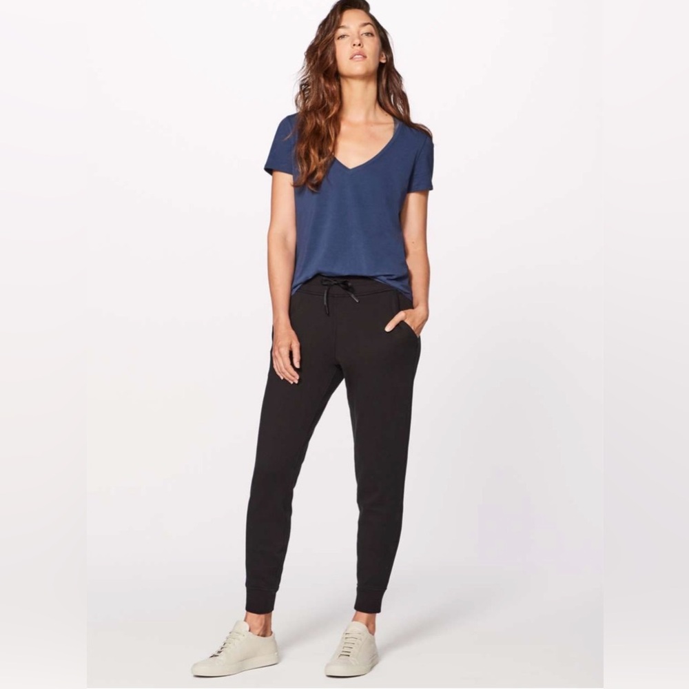 lululemon Black Warm Down Jogger Pants